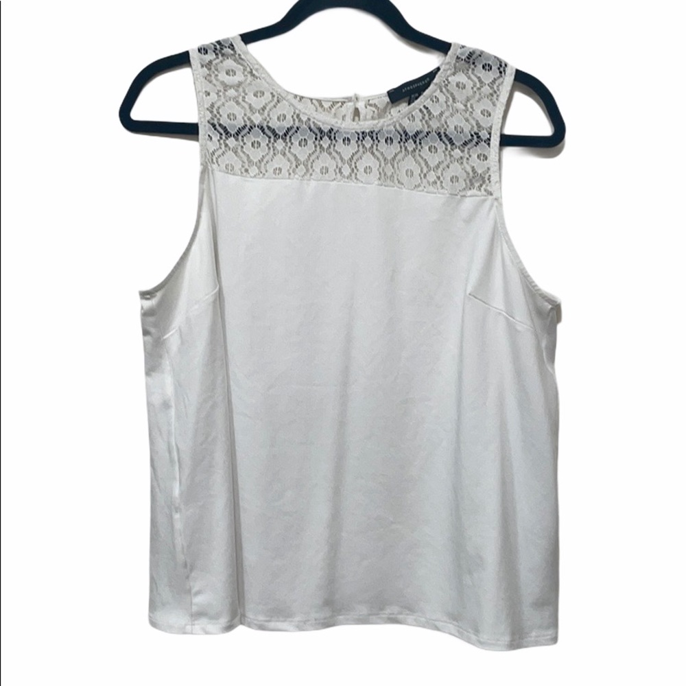 Atmosphere Lacey White Tank top